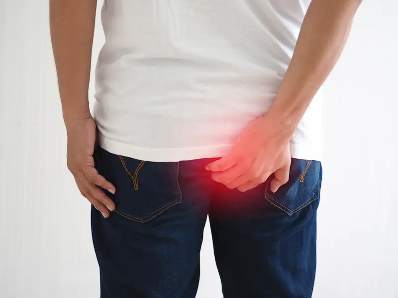 Hemorrhoids are often associated with pain