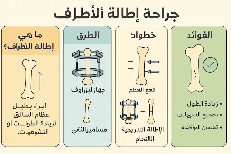 ما هي جراحة تطويل الأطراف؟
